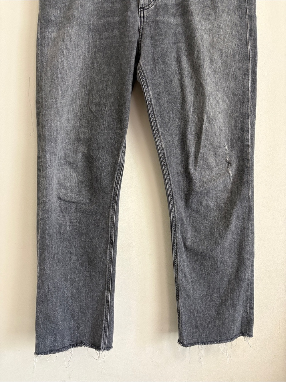 Citizens of Humanity Daphne Crop Jeans Gray Stovepipe Silhouette Size 28 - Picture 9 of 13